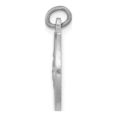 Sterling Silver Guardian Angel Medal Pendant – view 3