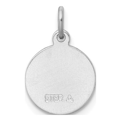 Sterling Silver Angel Medal Charm – view 4