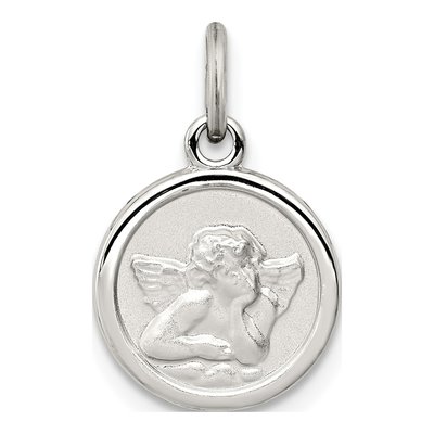 Sterling Silver Angel Medal Charm