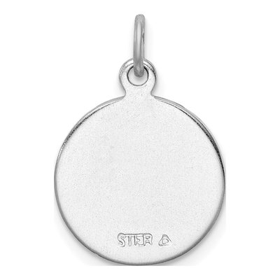Sterling Silver Angel Medal Pendant – view 5