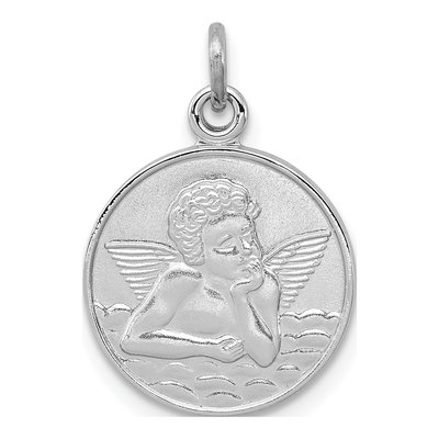 Sterling Silver Angel Medal Pendant