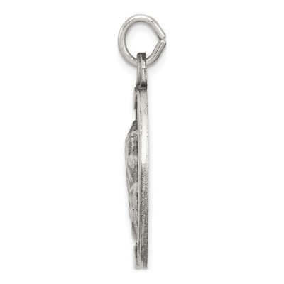 Sterling Silver Praying Hands Medal Pendant – view 3