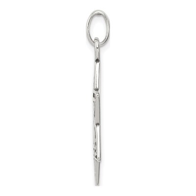 Sterling Silver Antiqued Star of David Charm – view 3