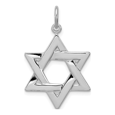 Sterling Silver Star of David Charm
