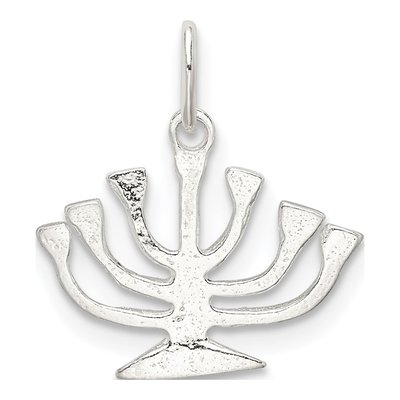 Sterling Silver Menorah Charm – view 5