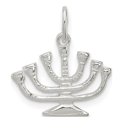 Sterling Silver Menorah Charm