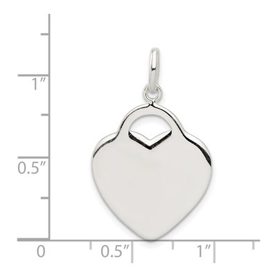 Sterling Silver Heart Pendant – view 4