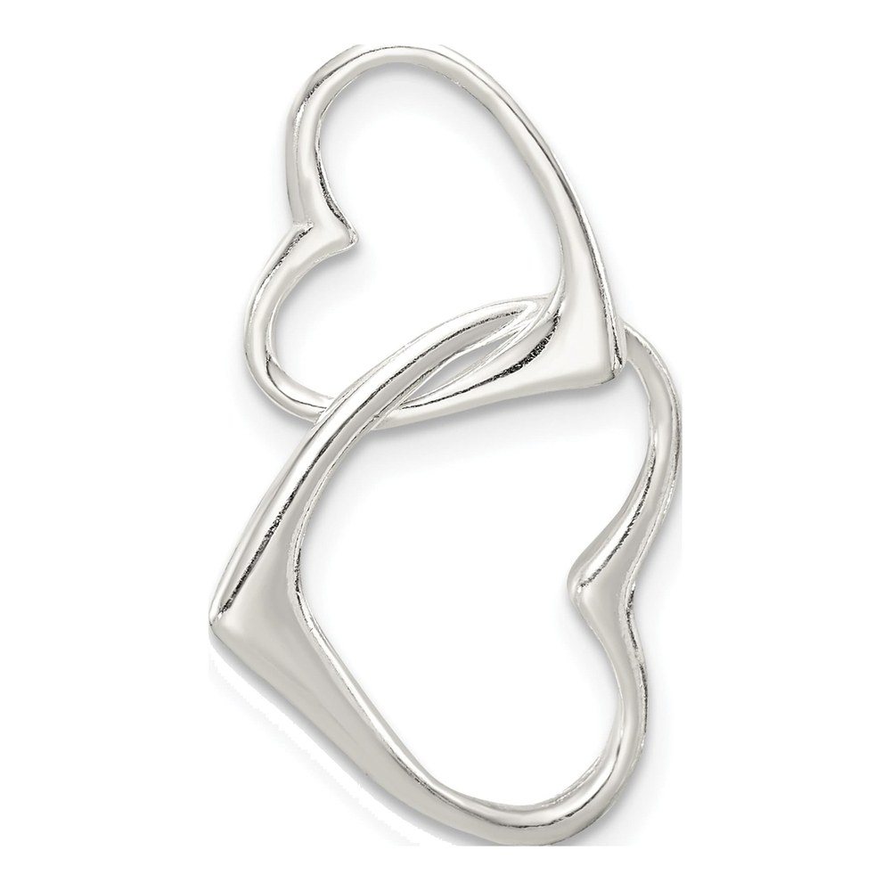 Sterling Silver Double Heart Pendant