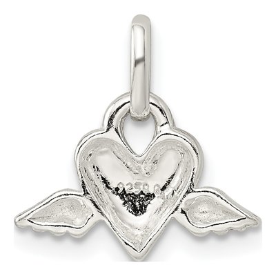 Sterling Silver Heart Pendant – view 5