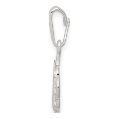 Sterling Silver I Love You Pendant – view 3