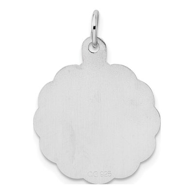 Sterling Silver First Communion Disc Charm – view 4