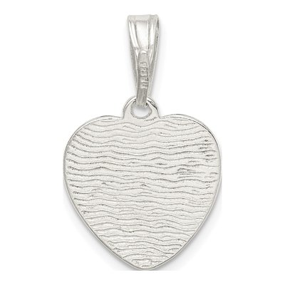 Sterling Silver Heart Pendant – view 5