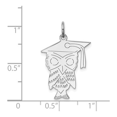 Sterling Silver Owl Charm – view 5