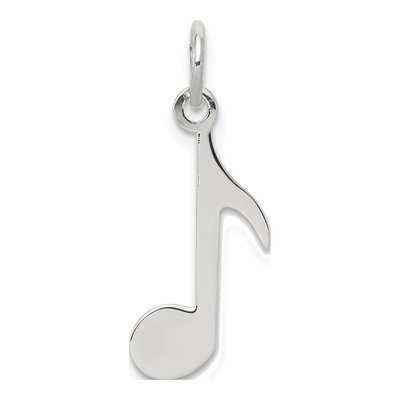 Sterling Silver Musical Note Pendant