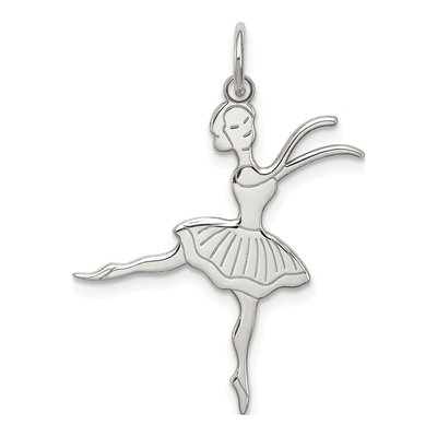 Sterling Silver Ballerina Charm