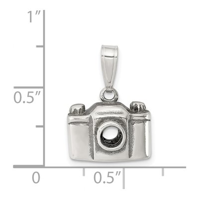 Sterling Silver Antiqued Camera Charm – view 4