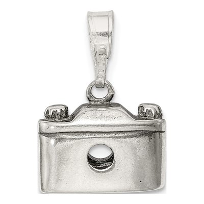 Sterling Silver Antiqued Camera Charm – view 5