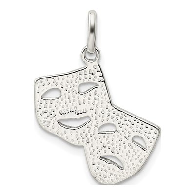 Sterling Silver Comedy Tragedy Pendant – view 5