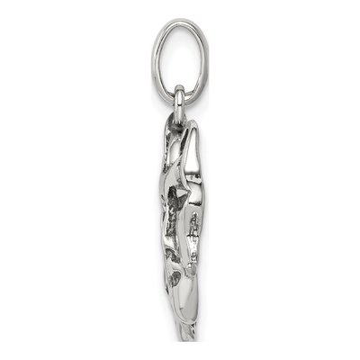 Sterling Silver Comedy Tragedy Pendant – view 3