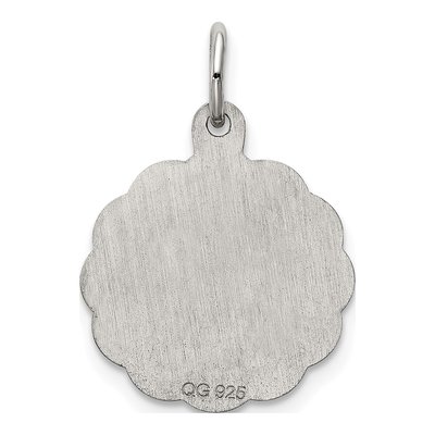 Sterling Silver St Christopher Medal Charm – view 5