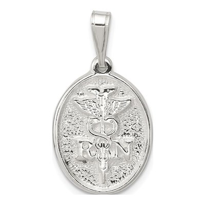 Sterling Silver RN Pendant