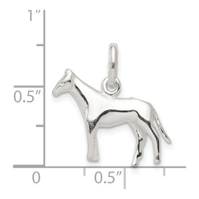 Sterling Silver Horse Charm – view 4