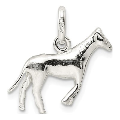 Sterling Silver Horse Charm – view 5