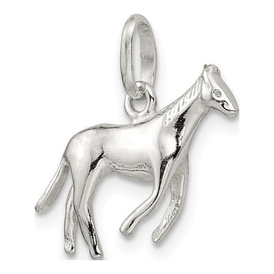 Sterling Silver Horse Charm – view 6