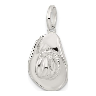 Sterling Silver Cowboy Hat Pendant – view 6