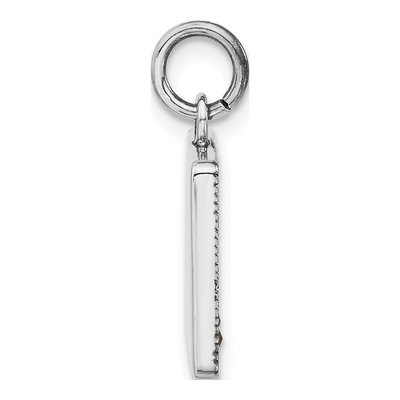 Sterling Silver Times Square Marcasite Charm – view 2
