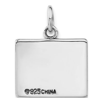 Sterling Silver Times Square Marcasite Charm – view 4
