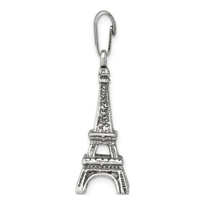 Sterling Silver Eiffel Tower Pendant – view 3