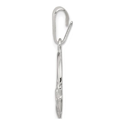 Sterling Silver Claddagh Pendant – view 3
