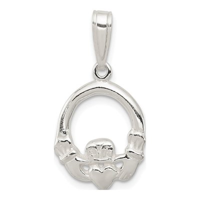 Sterling Silver Claddagh Pendant