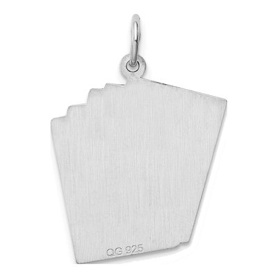 Sterling Silver Playing Cards Pendant – view 5