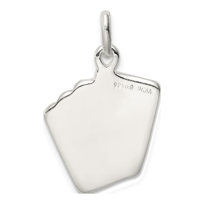 Sterling Silver Playing Card Pendant – view 5