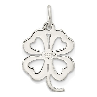 Sterling Silver 4-Leaf Clover Pendant – view 4
