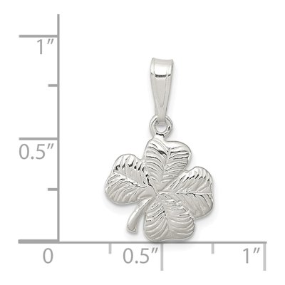 Sterling Silver 4-Leaf Clover Pendant – view 4