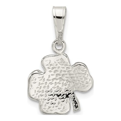 Sterling Silver 4-Leaf Clover Pendant – view 5