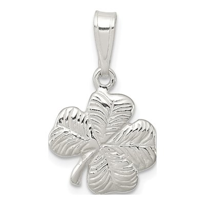 Sterling Silver 4-Leaf Clover Pendant