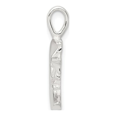 Sterling Silver Moon Star Pendant – view 3