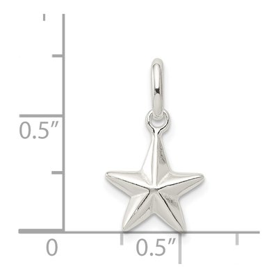 Sterling Silver Star Charm – view 4