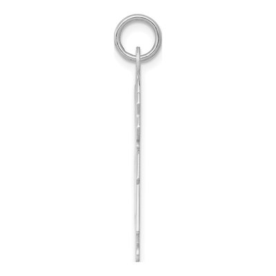 Sterling Silver Girl Disc Charm – view 3