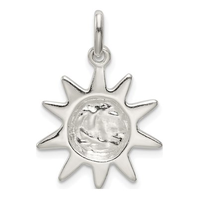 Sterling Silver Sun Pendant – view 5