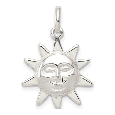 Sterling Silver Sun Pendant