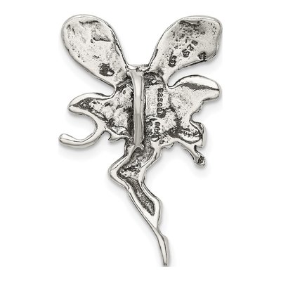 Sterling Silver Antiqued Fairy Slide Pendant – view 5
