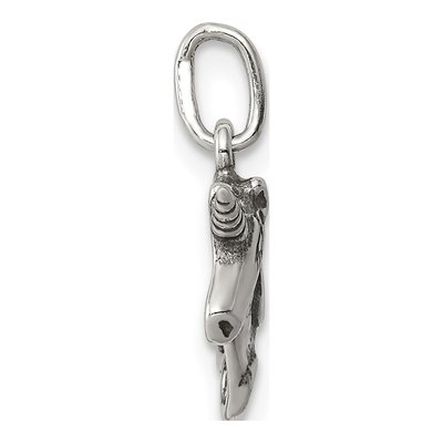 Sterling Silver Antiqued Unicorn Pendant – view 3