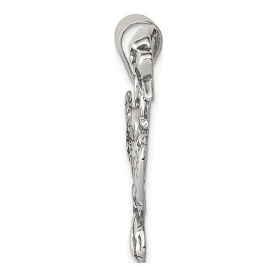 Sterling Silver Antiqued Dragon Pendant – view 3