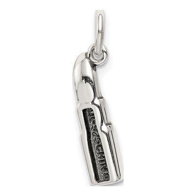 Sterling Silver Antiqued Lipstick Charm – view 5
