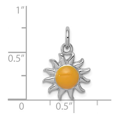 Sterling Silver Sun Pendant – view 4